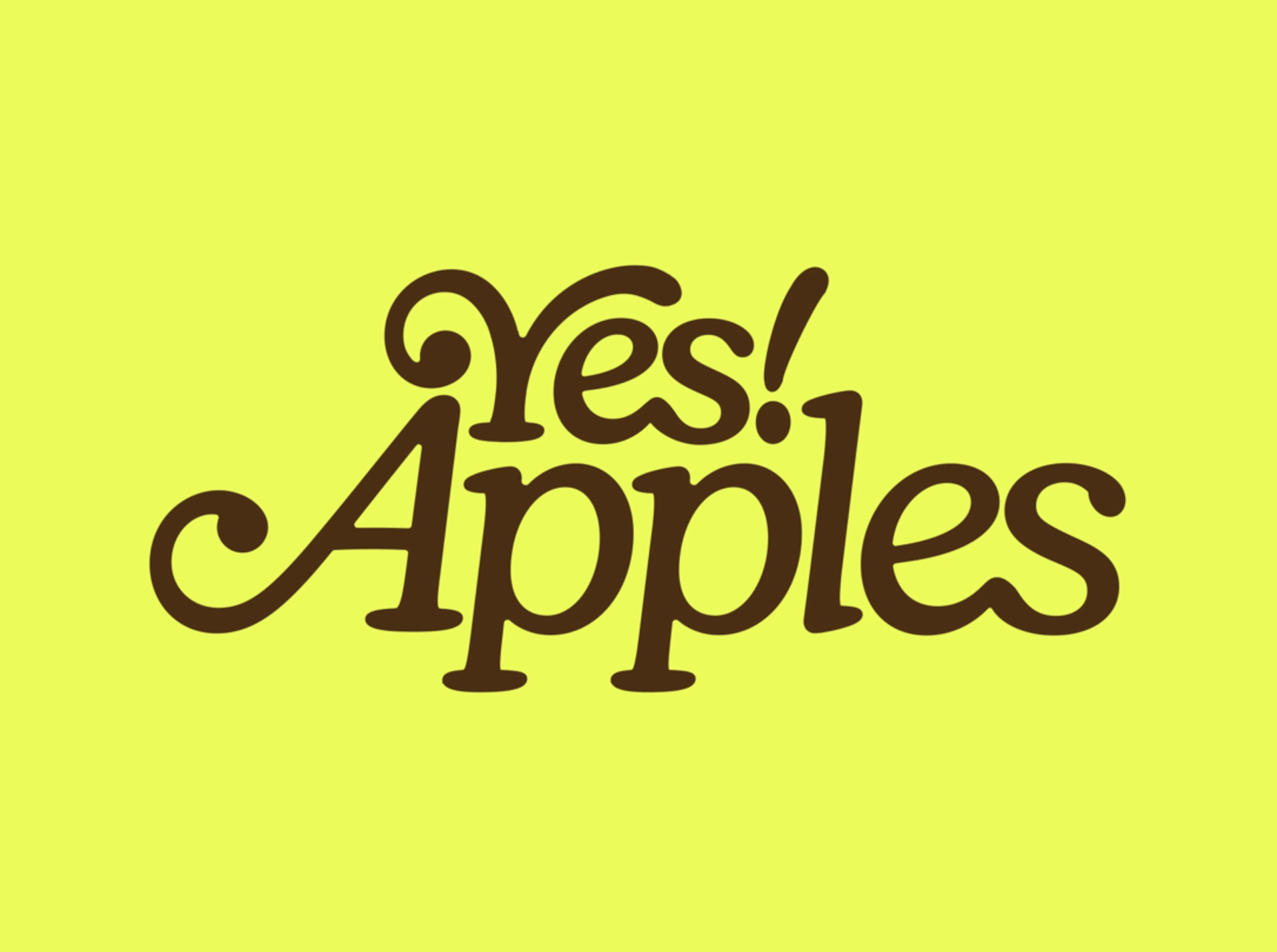 뉴욕 기반 사과 농장 연합체 브랜드, Yes! Apples